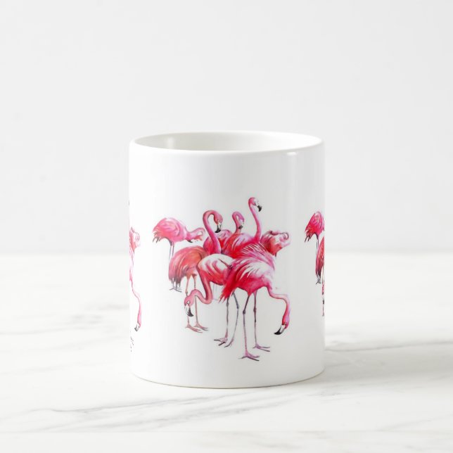Flamingos Coffee Mug (Center)