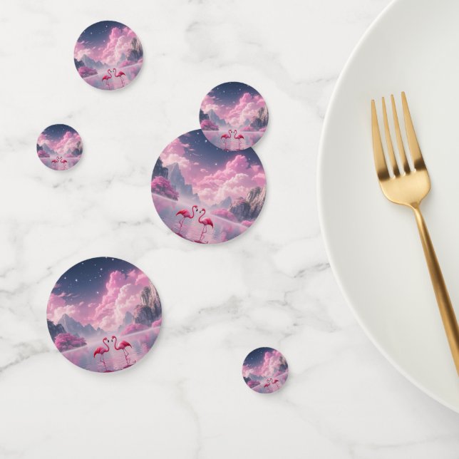 Flamingos Confetti (Group)