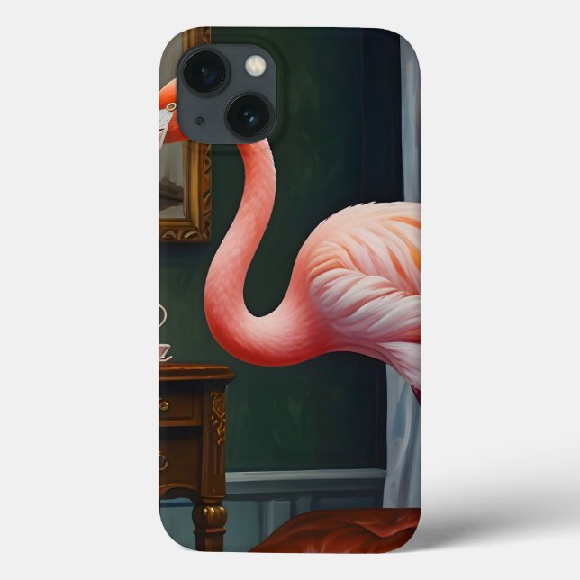 Flamingo's Cozy Corner Case-Mate iPhone Case (Back)