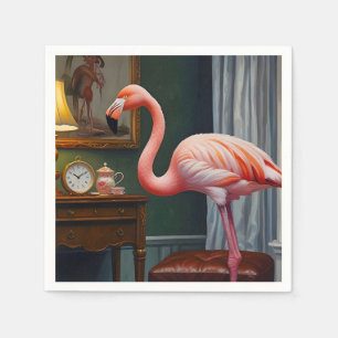 Flamingo's Cozy Corner Napkins