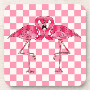 Flamingos Drink Coaster
