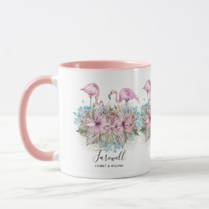 Flamingos Farewell Goodbye Bon Voyage Gift Friends Mug