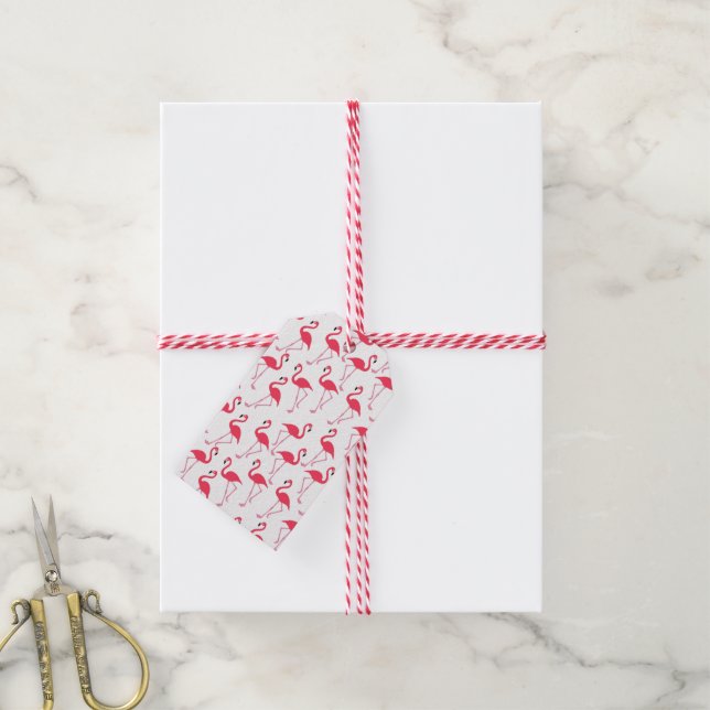 flamingos Flimingos Gift Tags (With Twine)