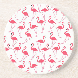 flamingos Flimingos Sandstone Coaster