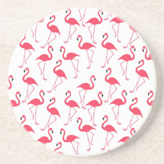 flamingos Flimingos Sandstone Coaster