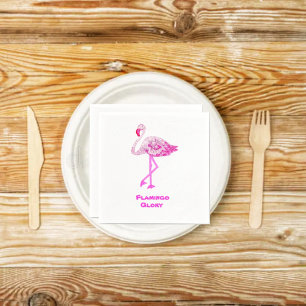 Flamingos Glory Napkins