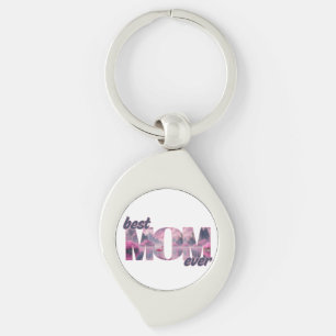 Flamingos in a dream world - best mom ever keychain