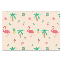 Flamingos in the Summer Tissue Paper