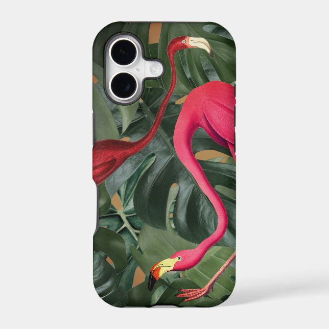 Flamingos Iphone Case (Back)