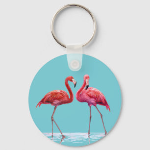 Flamingos Keychain