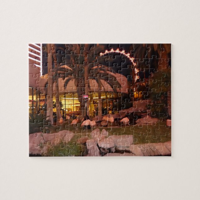 Flamingos, Las Vegas Jigsaw Puzzle (Horizontal)