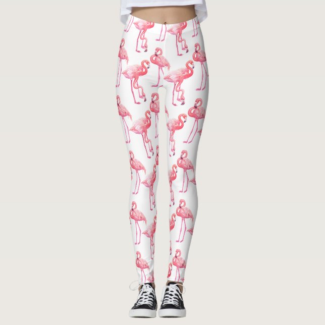 Flamingos Leggings (Front)