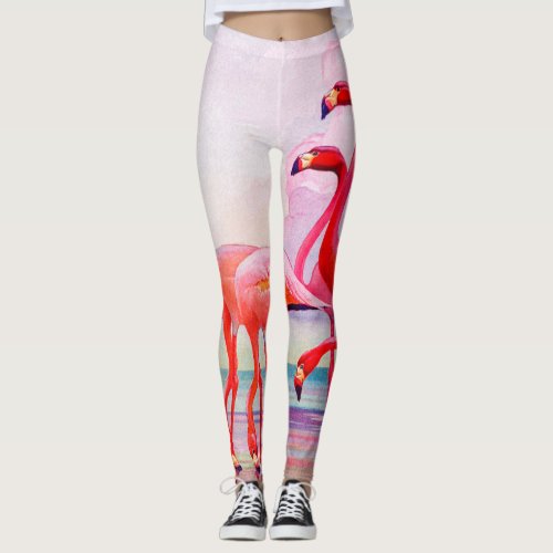 Flamingos Leggings