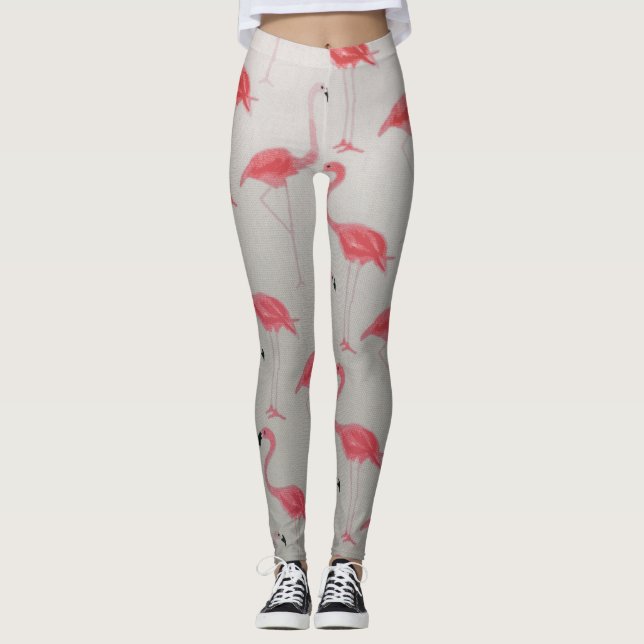 Flamingos Leggings (Front)