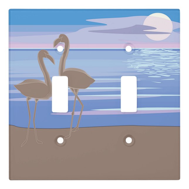 Flamingos Light Switch Cover (Front)