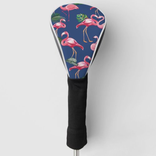 Flamingos Love Pattern 2 Golf Head Cover