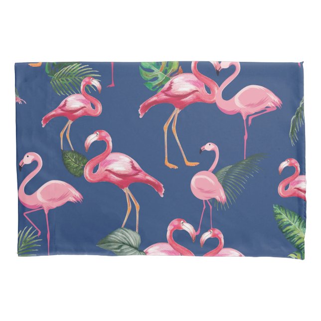 Flamingos Love Pattern 2 Pillow Case (Front)
