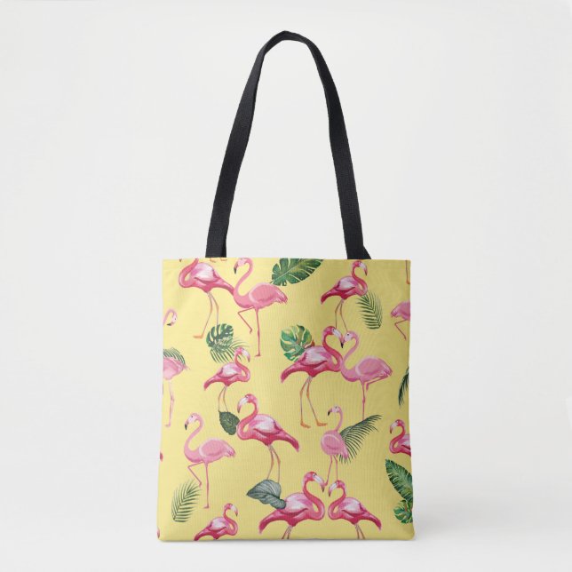 Flamingos Love Pattern 3 Tote Bag (Front)
