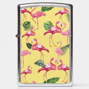 Flamingos Love Pattern 3 Zippo Lighter