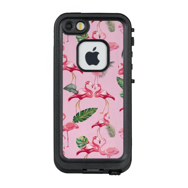 Flamingos Love Pattern 5 LifeProof iPhone Case (Back)