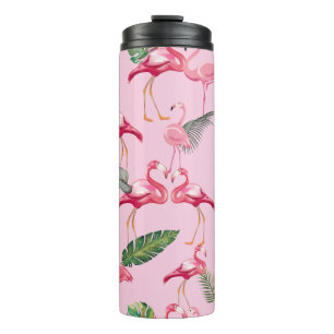Flamingos Love Pattern 5 Thermal Tumbler