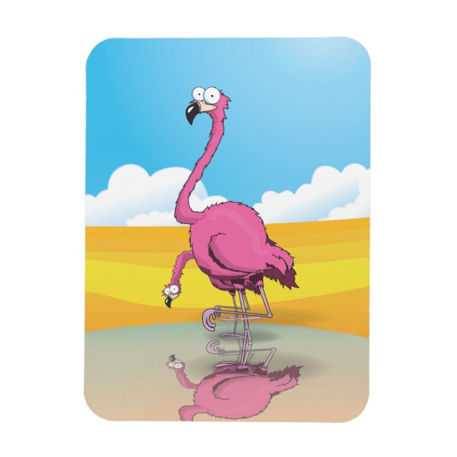 flamingos magnet (Vertical)