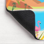 Flamingos Mouse Pad (Corner)