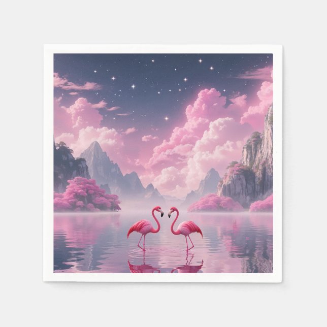Flamingos Napkins (Front)