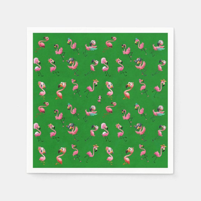 Flamingos Napkins (Front)