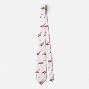 Flamingos Neck Tie