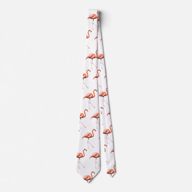 Flamingos Neck Tie (Front)
