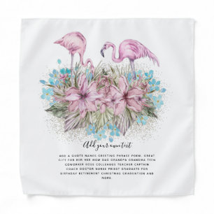 FLAMINGOS Personalized Bandana