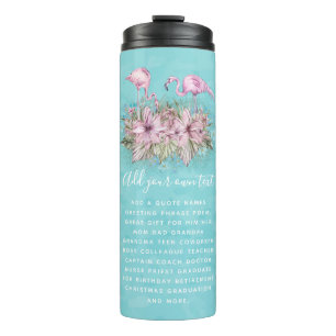 FLAMINGOS Personalized Thermal Tumbler