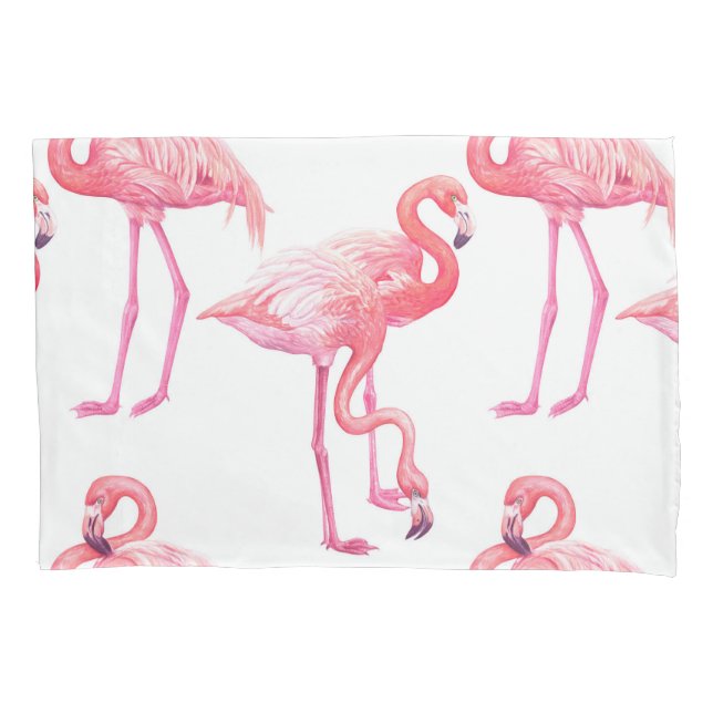 Flamingos Pillow Case (Front)