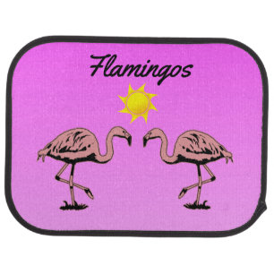 Flamingos Pink  Car Floor Mat