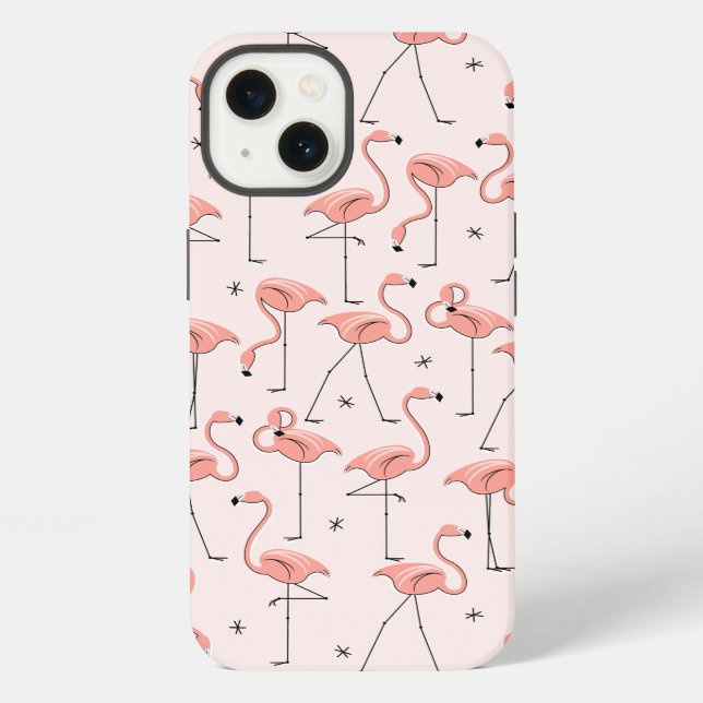 Flamingos Pink iPad Mini case (Back)