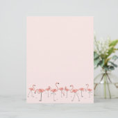 Flamingos Pink Line letterhead (Standing Front)