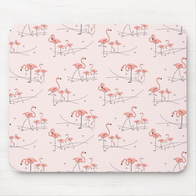 Flamingos Pink Multi mousepad (Front)