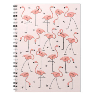 Flamingos Pink notebook