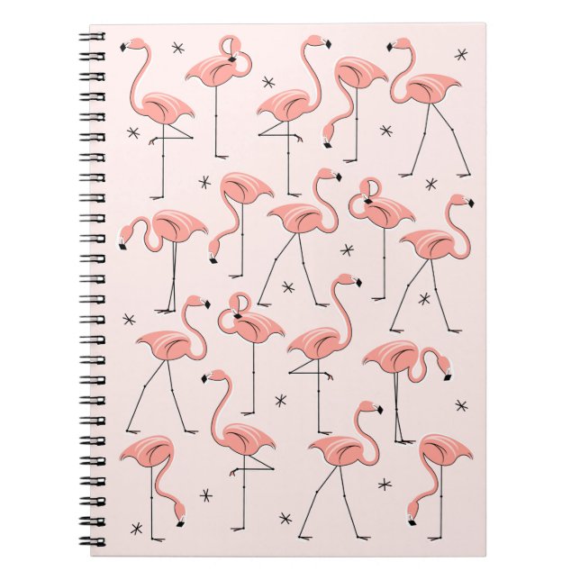 Flamingos Pink notebook (Front)