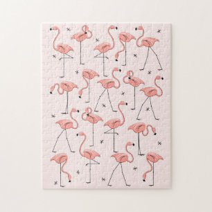 Flamingos Pink puzzle