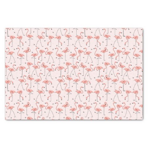Flamingos Pink tissue paper