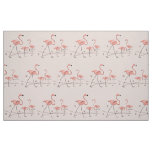 Flamingos Pink Trio 2 large pattern Fabric