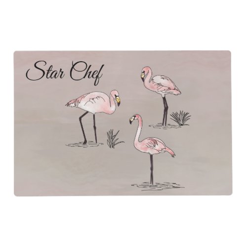 Flamingos Placemat