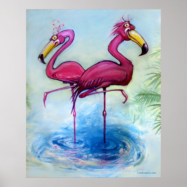 Flamingos Poster (Front)