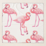 Flamingos Scarf<br><div class="desc">Hand painted watercolor flamingo birds, seamless pattern</div>