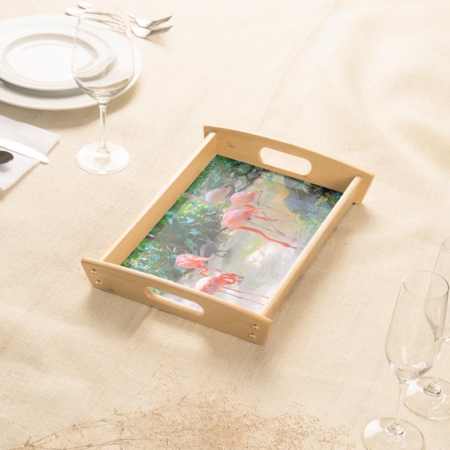 Flamingos Serving Tray (Front)