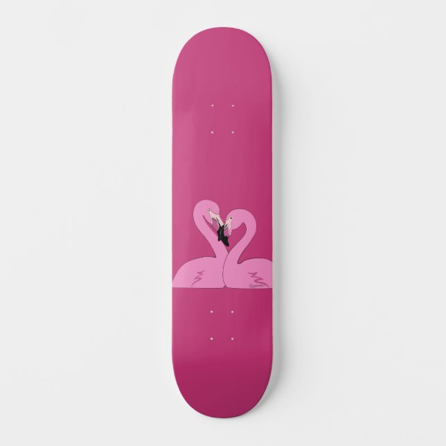 Flamingos Skateboard (Front)