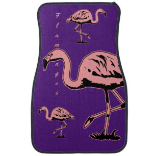 Flamingos style 2 car floor mat