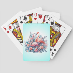 Flamingos Sublimation  Poker Cards